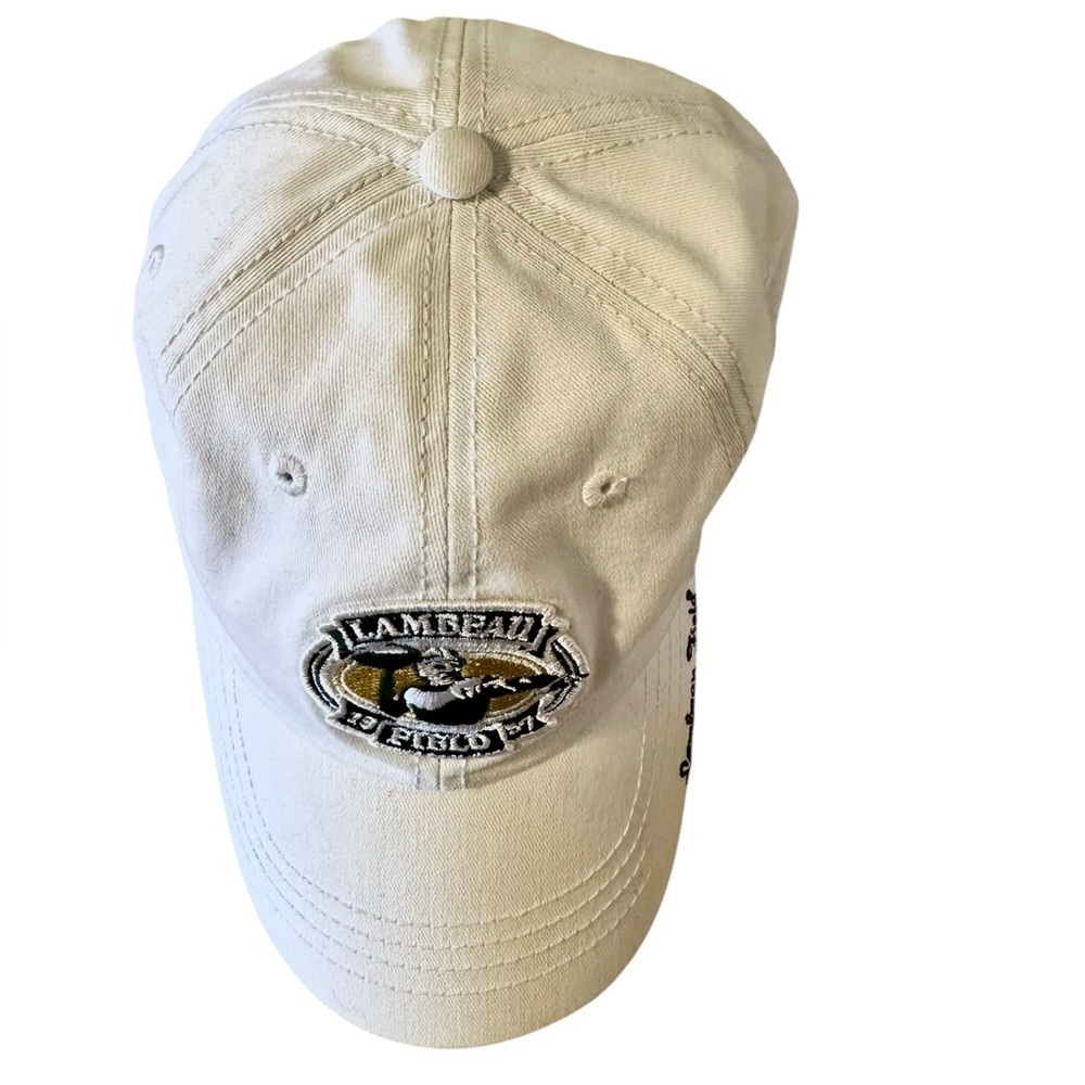 Green Bay Lambeau Field Hat Womens NFL Adjustable Sequence Logo White ‘47 Brand - Picture 8 of 9